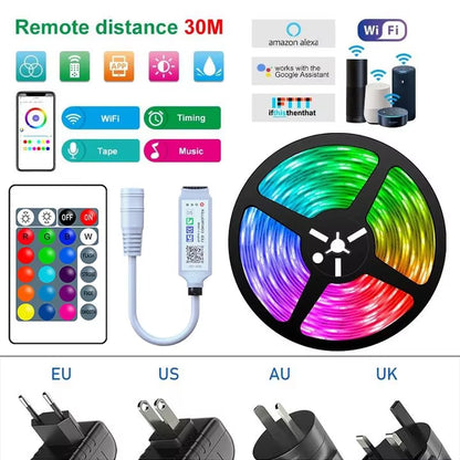 40M Bluetooth Led Strip Light,Led Strip Lights, Led Lights for Bedroom, Smart Led Lights APP Control for Birthday Christmas