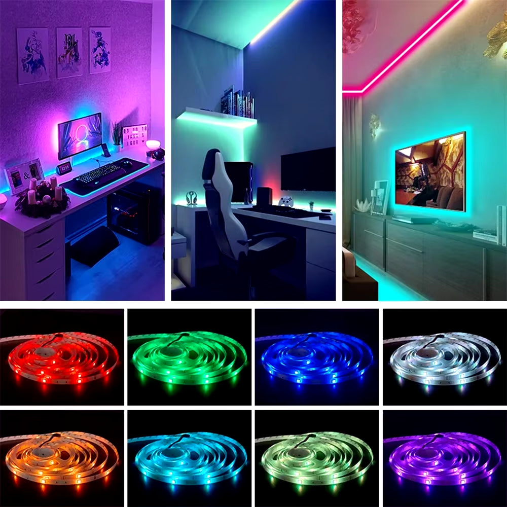 40M Bluetooth Led Strip Light,Led Strip Lights, Led Lights for Bedroom, Smart Led Lights APP Control for Birthday Christmas